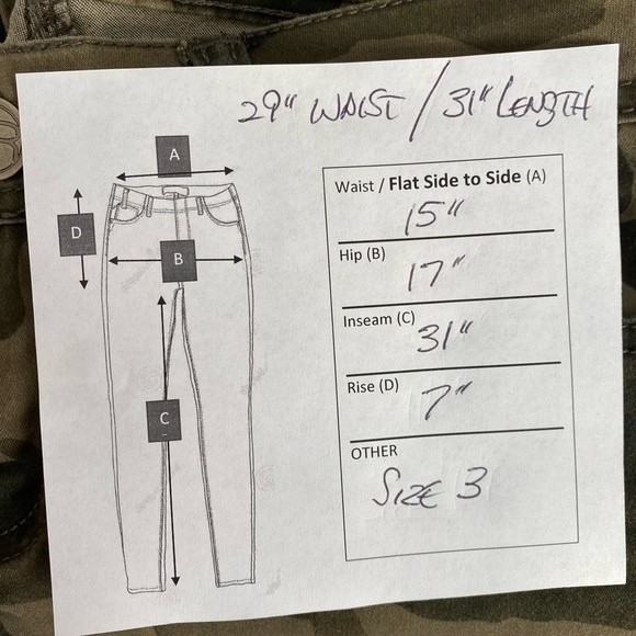 Rox Camouflage Denim Jeans - Juniors 3 - Picture 8 of 8